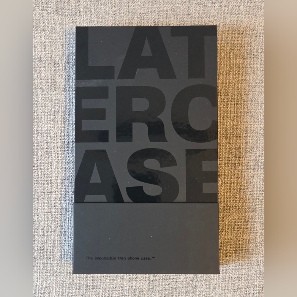 Latercase S23+ Black Phone Case